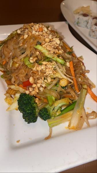 Pad Thai vegetable at Sushi Siam Brickell #food 2022 $15
