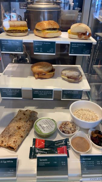 Impossible Breakfast Sandwich at Starbucks #vegan $5.45 2022 #food
