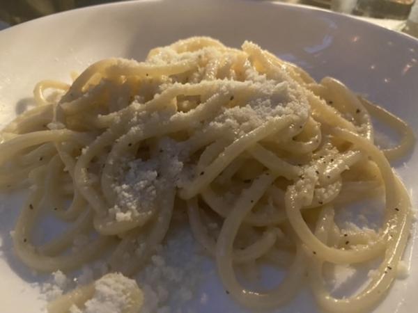 Cacio e pepe pasta at Cecconi’s #food 2022 $22 