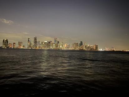 Rusty Pelican view of Miami at night 2023 #food