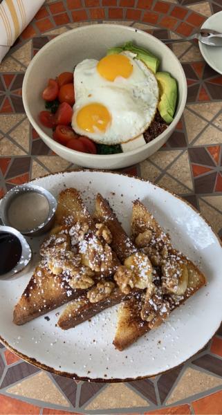 Power bowl and French Toast at Local House #food $14-16 2021