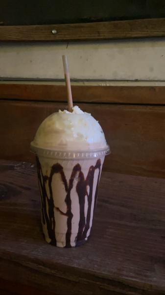 Sweet River Ferrero Rocher milkshake $8 at the Wharf excellent #food $8