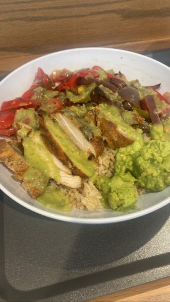 Just Salad chicken fajita bowl $13.90 #food 2023