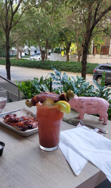 Myron Mixonâ€™s Barbeque Bloody Mary #food