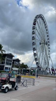 Bayside Marketplace with Ferris wheel Sky Views Miami
