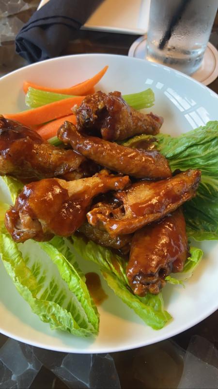 Chicken wings at Mandarin Oriental #food 2022 8 for $17