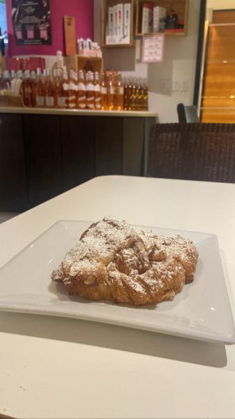 Atelier Monnier almond croissant $4.95 #food 2023. 25 percent end of day discount after 5 