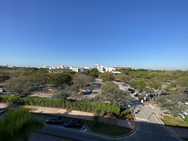 Doctorâ€™s Hospital 6th Floor parking garage looking over to University of Miami Scho