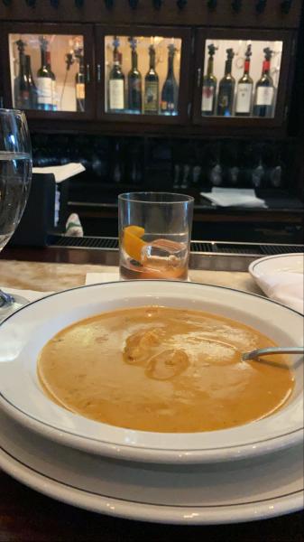 Trulackâ€™s lobster bisque excellent #food. See map for location. Miami Brickell