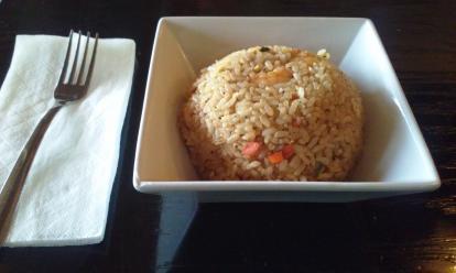 Shrimp fried rice at Katsura $5 #food. Light. 