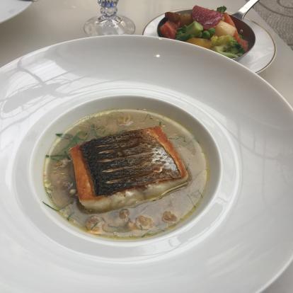 Sea bass at Lâ€™orangerie #food