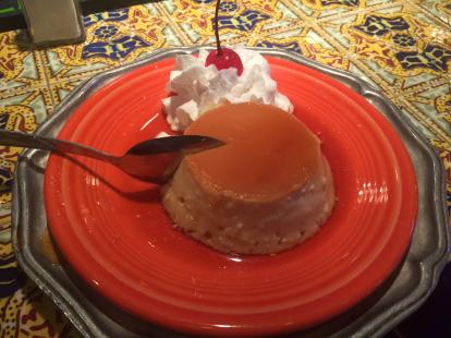Flan at Carlos and Mickey's Excellent #food