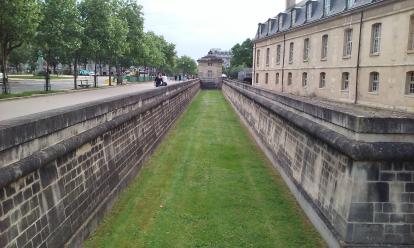 A moat around the Tomb of Napoleon. Paris, France. 