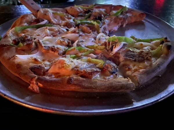 Philly Cheesesteak Pizza At Whistle Stop #food Islamorada 