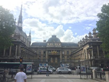 Palais de Justice and Saint Chapelle. 