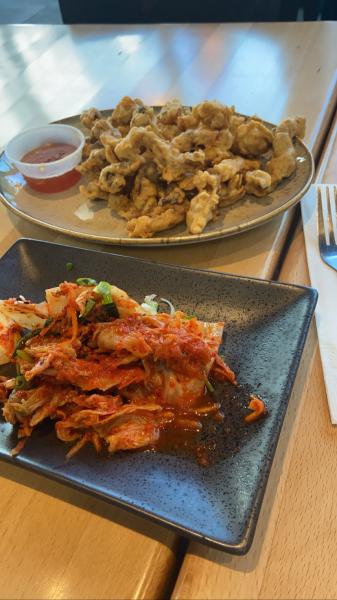 107 Taste kimchi and crispy fried mushrooms appetizer #food 2022 excellent 