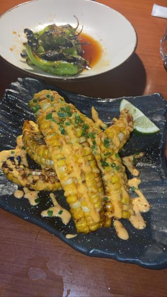 Komodo Sushito peppers and corn ribs #food 2022 excellent