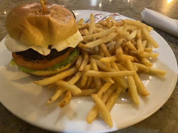 Grazianoâ€™s Market burger $9.99 #food with fries