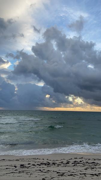 Miami Beach #coast 7:30 am September 2022 after the rain