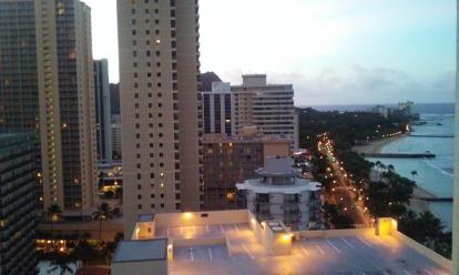 Early morning in Waikiki