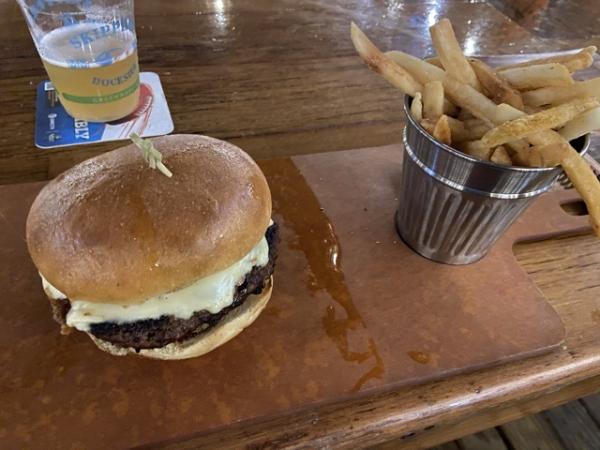 Dockside Burger at Skippers $16 #food