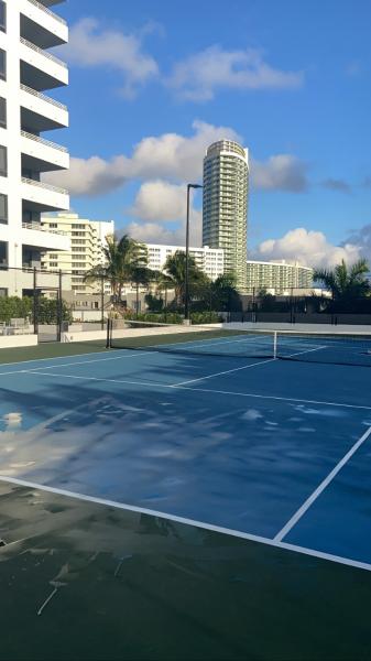#tennis court at Waverly Building Miami Beach 2022