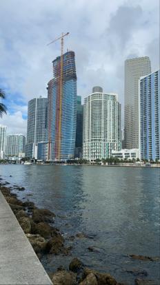 Aston Martin Residences is a skyscraper under construction in Miami, located in downtown a
