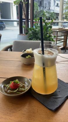Osaka Brickell pineapple drink 2022 #food