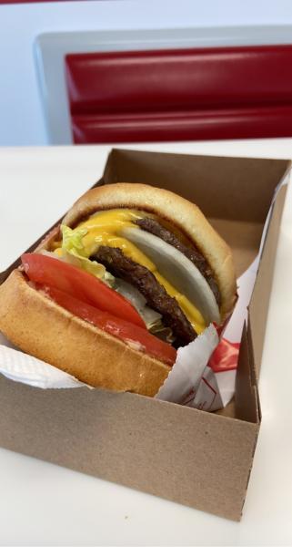 In-N-Out Burger Double-Double $4.15 #food Austin