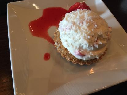 OpenNote: Strawberry colada at Cafe Grille #food