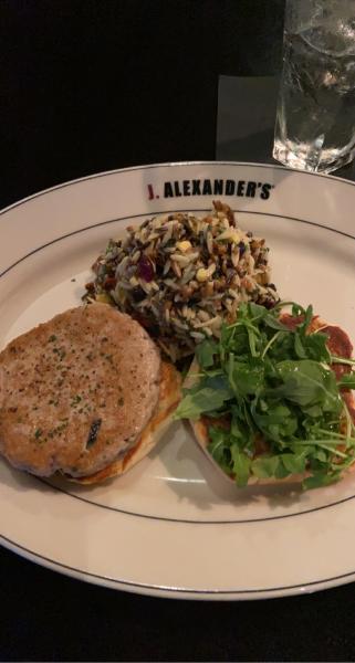 Ahi Tuna Burger at J. Alexanderâ€™s Boca Raton #food