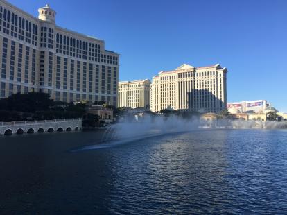 Bellagio during the day. Fountain show 2017.