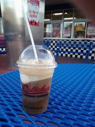  Root  beer  float  with  vanilla  custard at Caliche's $0.99 #food