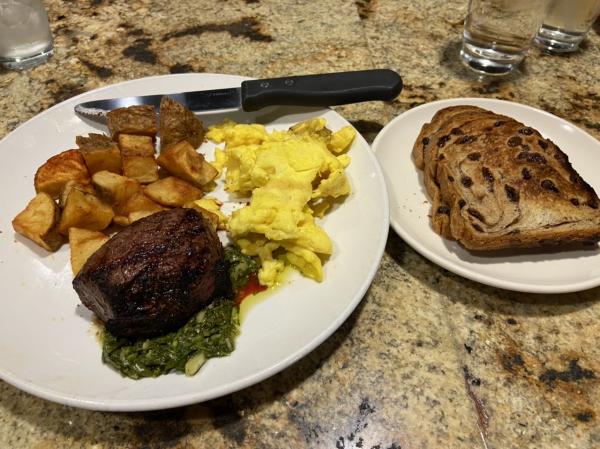 Steak and eggs at Meggâ€™s Cafe Temple Texas #food 2019